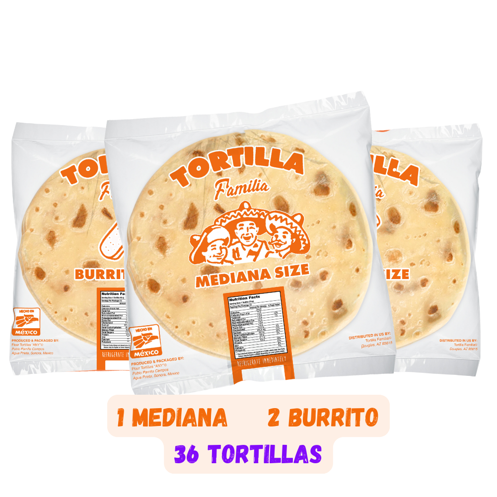 Tortilla Familia 11 Inch Tortillas | Delivered Fresh To Your Door