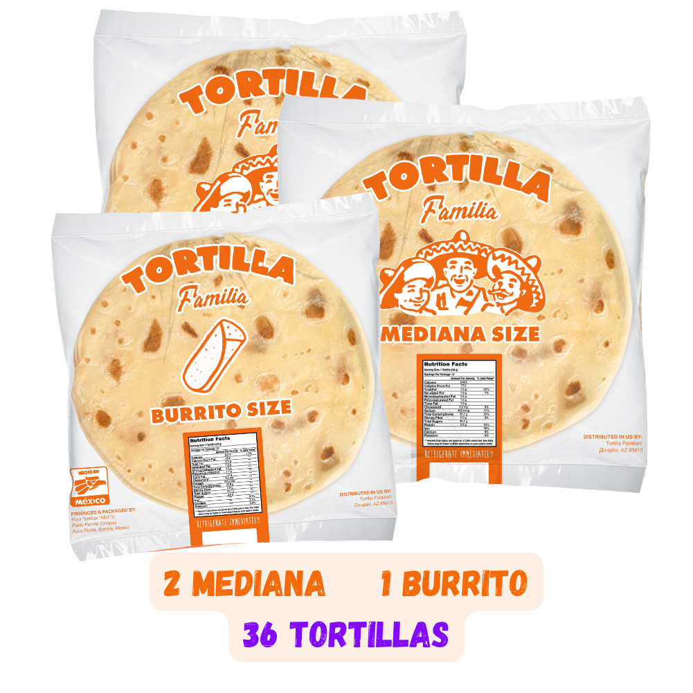 Tortilla Familia 11 Inch Tortillas | Delivered Fresh To Your Door