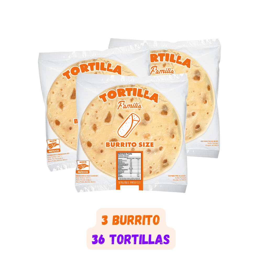 Tortilla Familia 9" Handmade Tortillas | Delivered Fresh To Your Door
